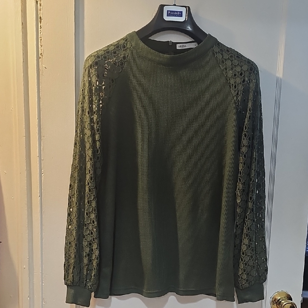 Miholl Olive Green Shirt
